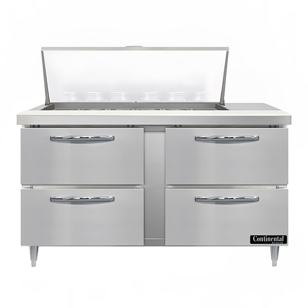 160-D60N18MD 60" Designer Line Sandwich/Salad Prep Table w/ Refrigerated Base, 115v