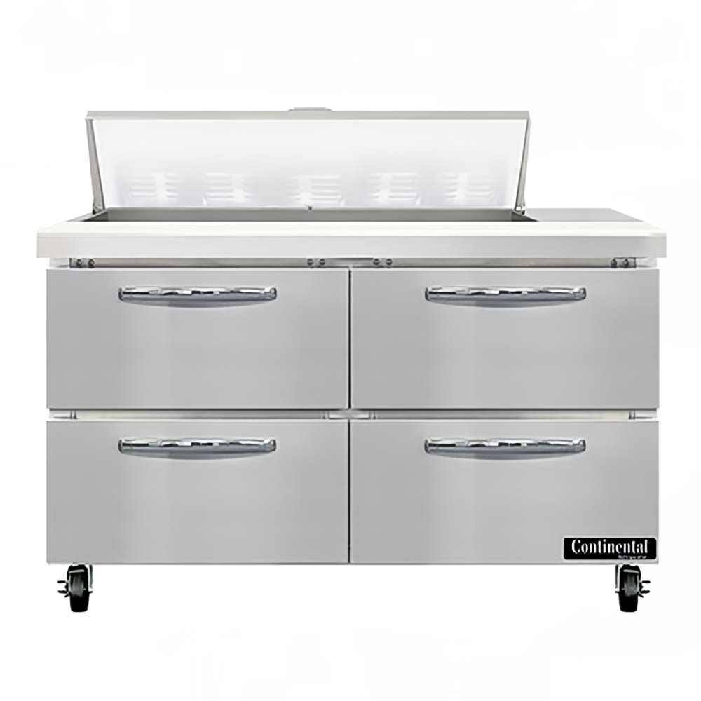160-SW48N10D 48" Sandwich/Salad Prep Table w/ Refrigerated Base, 115v