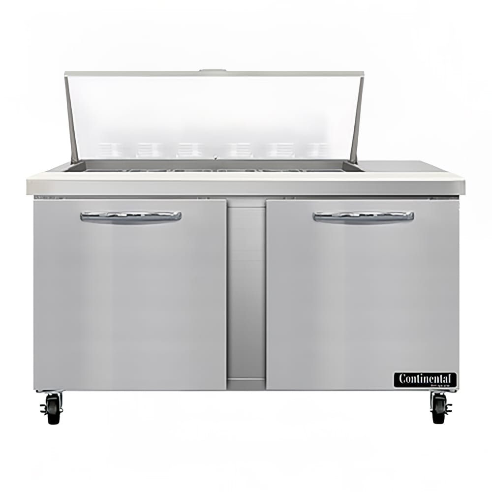 160-SW60N18M 60" Sandwich/Salad Prep Table w/ Refrigerated Base, 115v