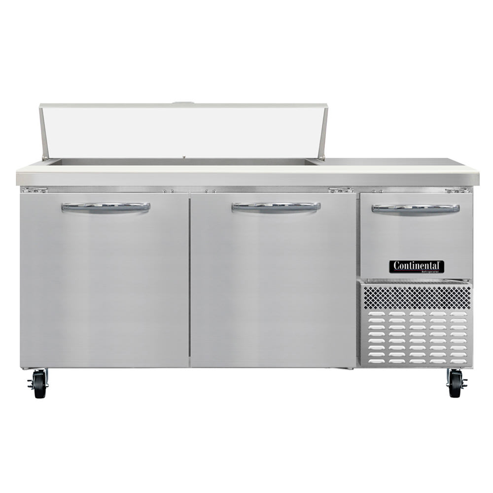 160-RA68N12 68" Sandwich/Salad Prep Table w/ Refrigerated Base, 115v