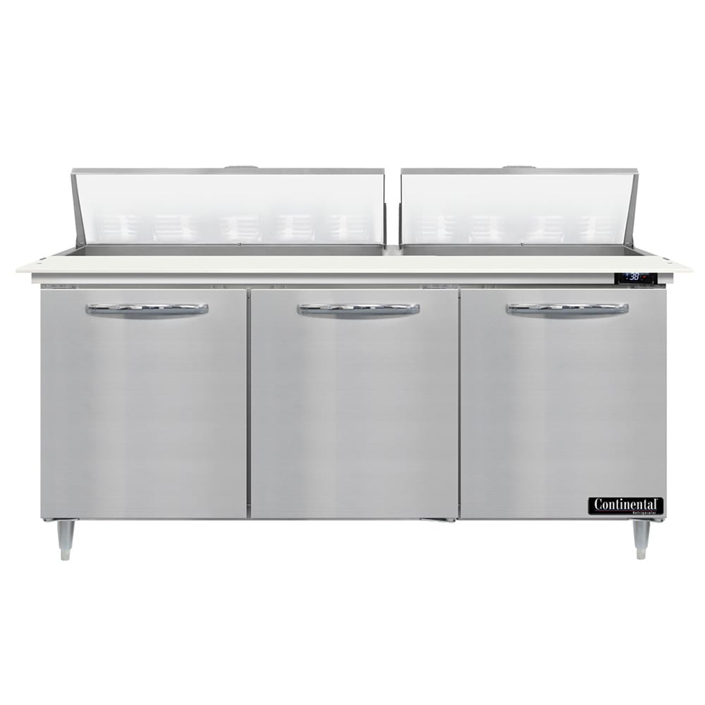160-D72N18C 72" Designer Line Sandwich/Salad Prep Table w/ Refrigerated Base, 115v