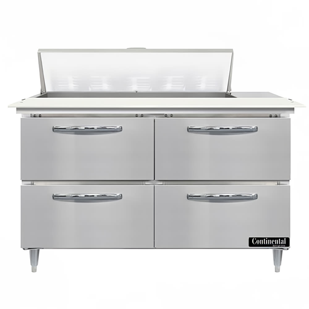 160-D48N10CD 48" Designer Line Sandwich/Salad Prep Table w/ Refrigerated Base, 115v