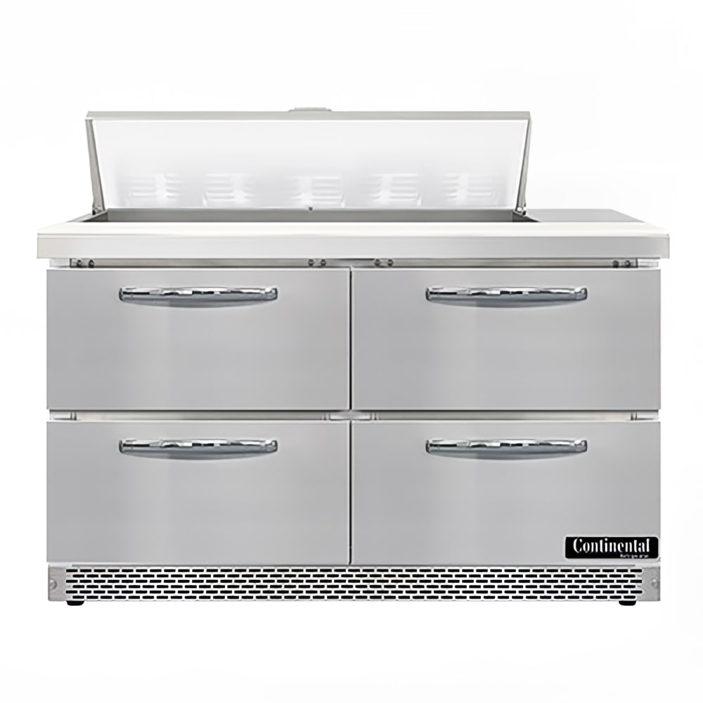160-SW48N10FBD 48" Sandwich/Salad Prep Table w/ Refrigerated Base, 115v