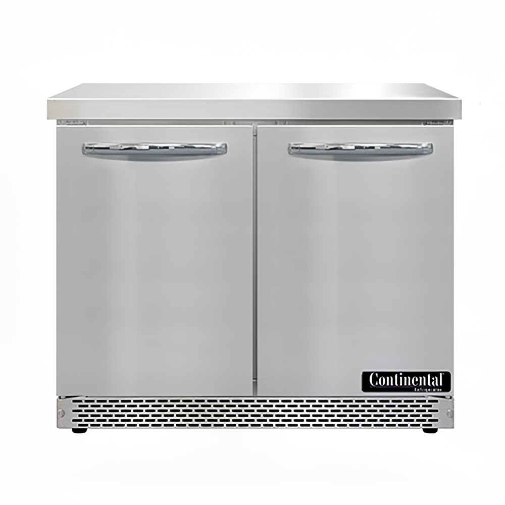 160-SWF36NFB 36" W Worktop Freezer w/ (2) Sections & (2) Doors, 115v