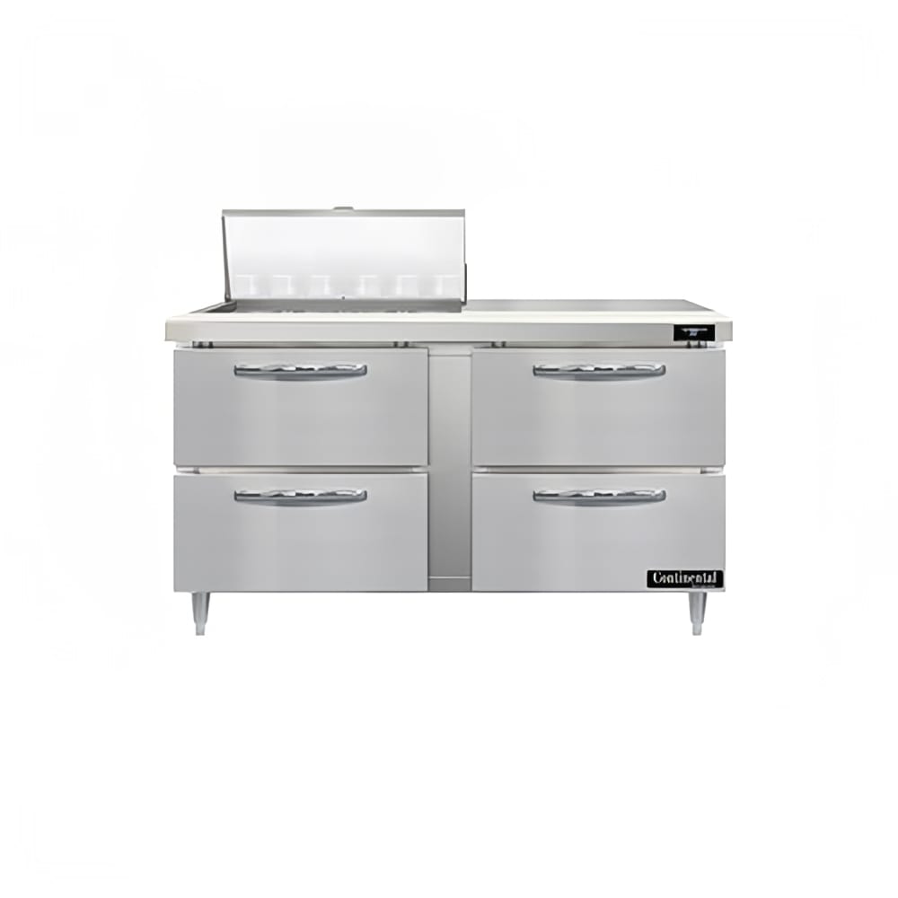 160-D60N12MD 60" Designer Line Sandwich/Salad Prep Table w/ Refrigerated Base, 115v