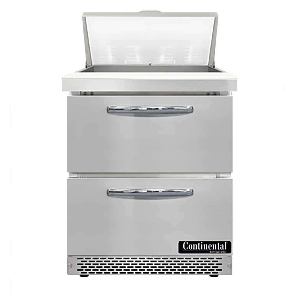 160-SW27N8FBD 27" Sandwich/Salad Prep Table w/ Refrigerated Base, 115v