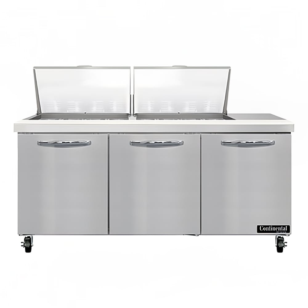 160-SW72N24M 72" Sandwich/Salad Prep Table w/ Refrigerated Base, 115v