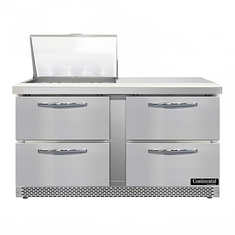 160-SW60N12MFBD 60" Sandwich/Salad Prep Table w/ Refrigerated Base, 115v