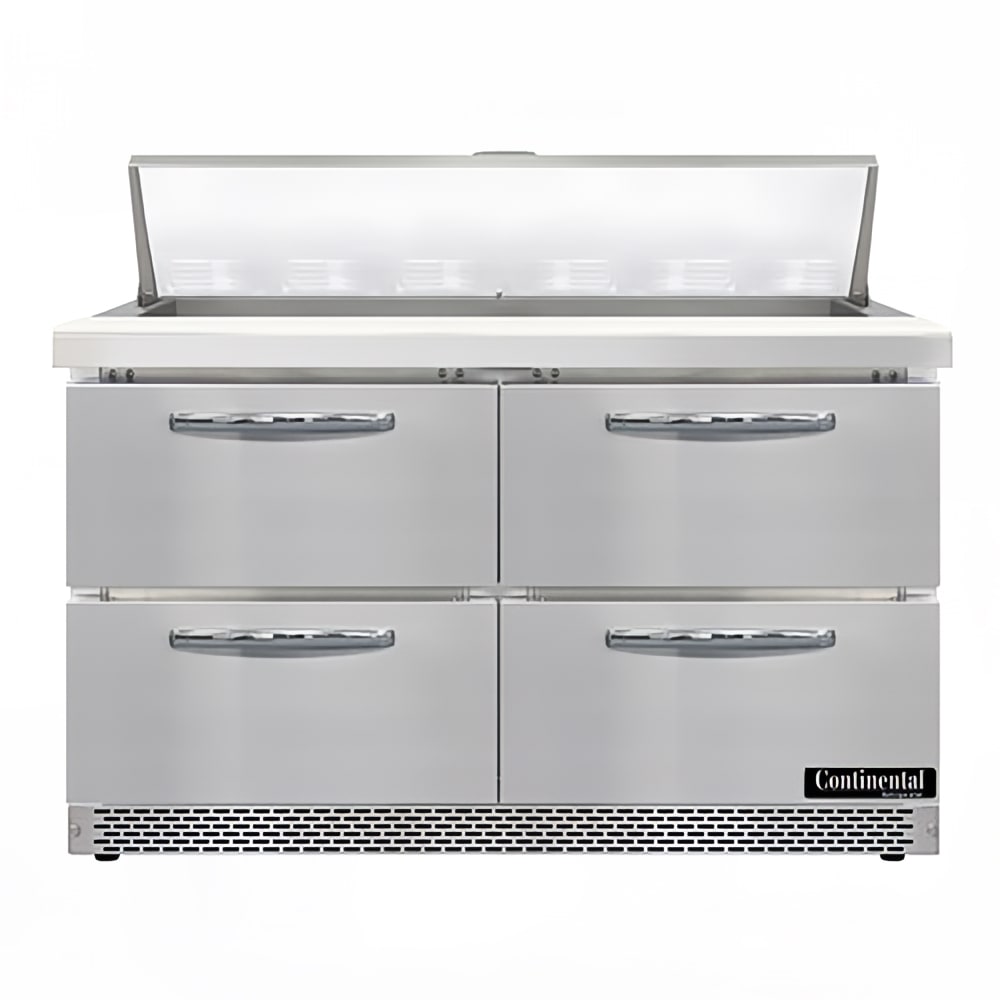 160-D48N12FBD 48" Designer Line Sandwich/Salad Prep Table w/ Refrigerated Base, 115v