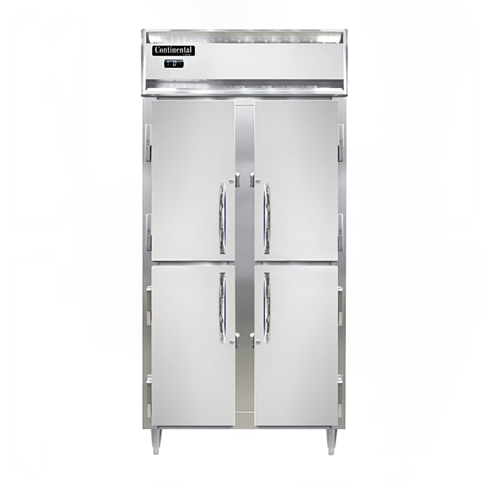 160-D2FSENSAHD 36 1/4" Designer Slim Line Two Section Reach In Freezer, (4) Left/Right Hinge...