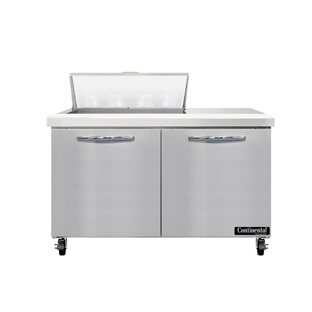 160-SW48N8 48" Sandwich/Salad Prep Table w/ Refrigerated Base, 115v