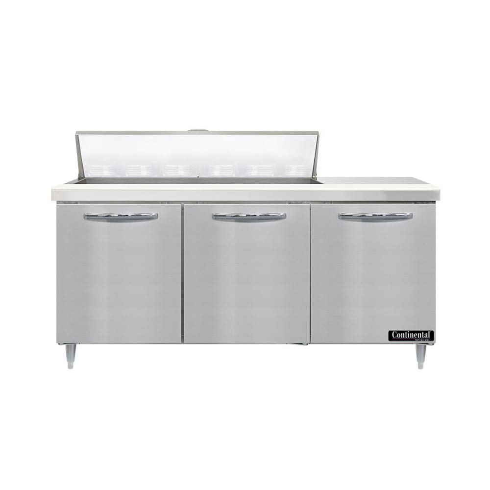 160-D72N12 72" Designer Line Sandwich/Salad Prep Table w/ Refrigerated Base, 115v