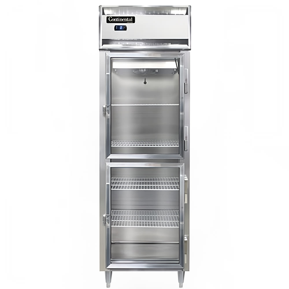 160-D1FSNSAGDHD 26" Designer Line One Section Reach In Freezer, (2) Right Hinge Glass Doors,...