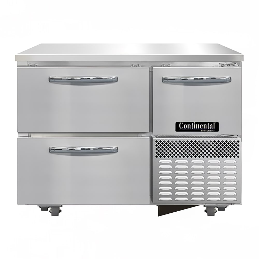 160-RA43NUD 43" W Undercounter Refrigerator w/ (2) Sections, (1) Door, (2) Drawers, 115v