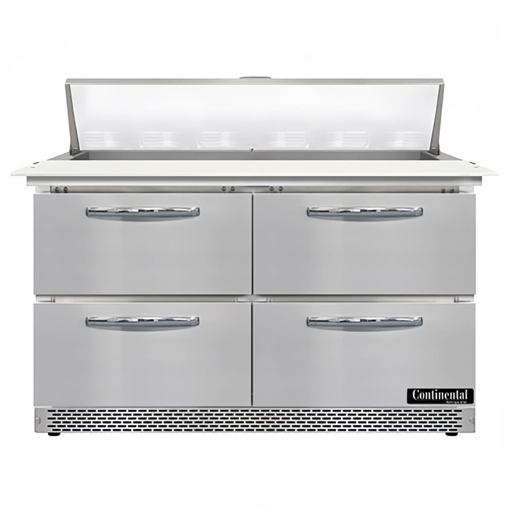 160-D48N12CFBD 48" Designer Line Sandwich/Salad Prep Table w/ Refrigerated Base, 115v