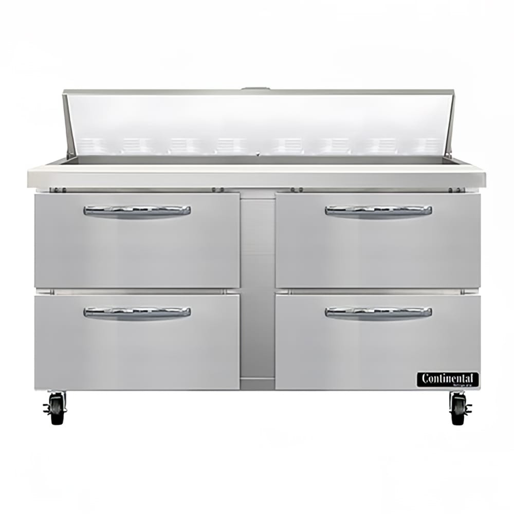 160-SW60N16D 60" Sandwich/Salad Prep Table w/ Refrigerated Base, 115v