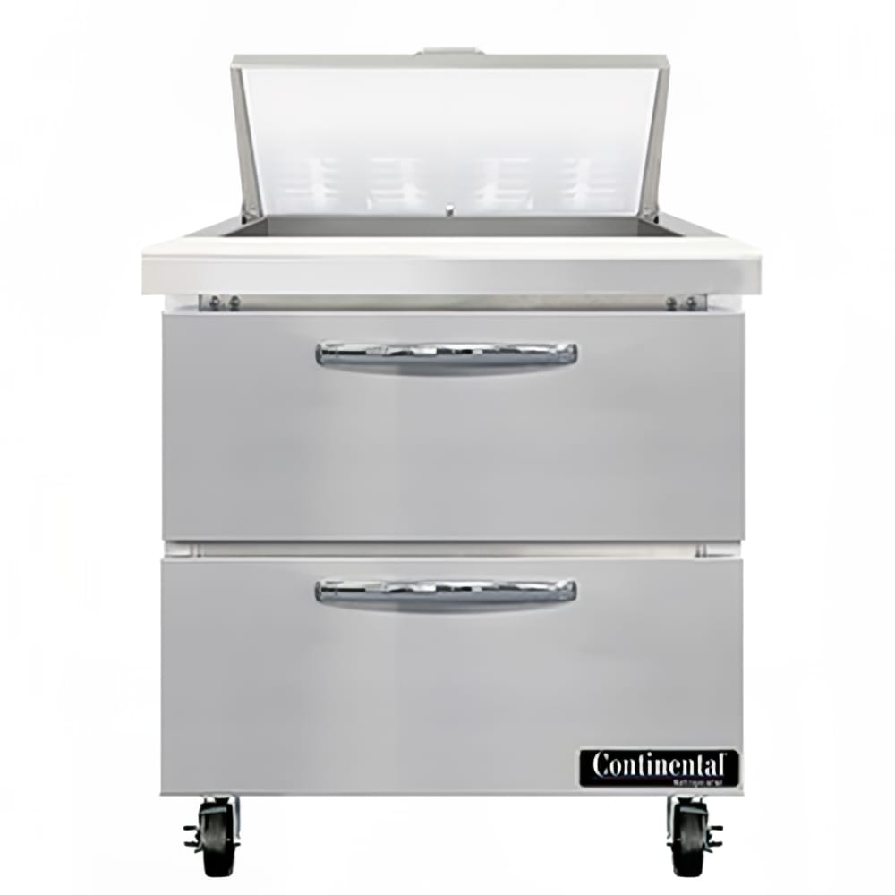 160-SW32N8D 32" Sandwich/Salad Prep Table w/ Refrigerated Base, 115v