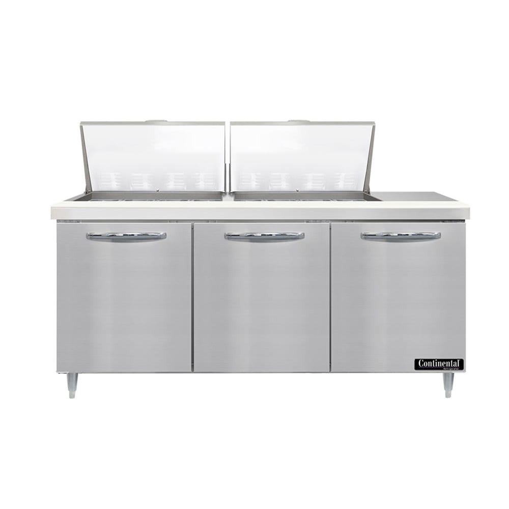 160-D72N24M 72" Designer Line Sandwich/Salad Prep Table w/ Refrigerated Base, 115v