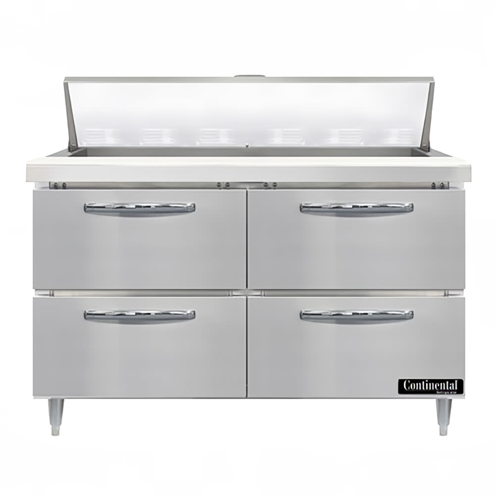 160-D48N12D 48" Designer Line Sandwich/Salad Prep Table w/ Refrigerated Base, 115v