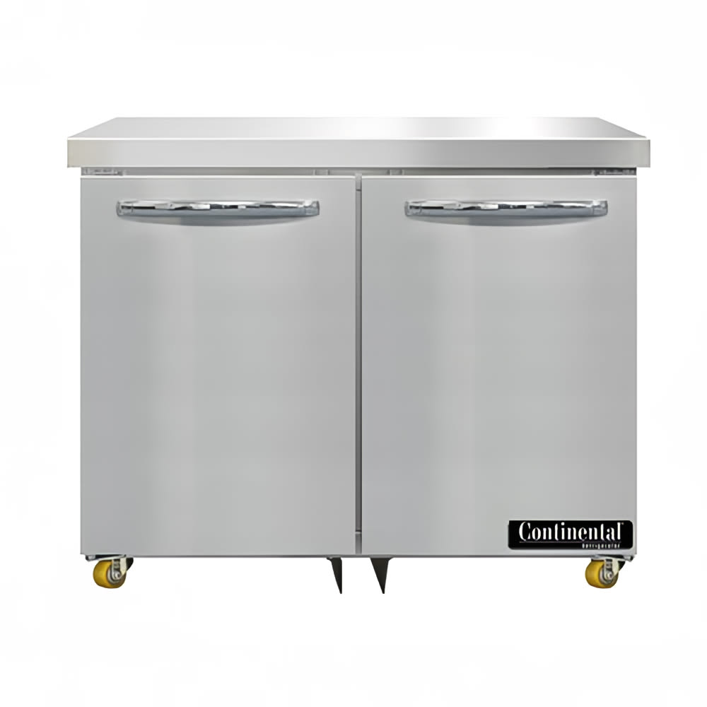 160-DF36NU 36" W Undercounter Freezer w/ (2) Sections & (2) Doors, 115v