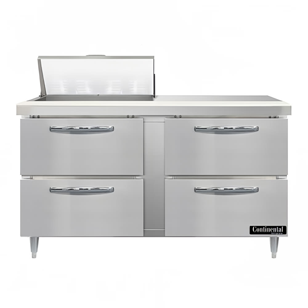 160-D60N8D 60" Designer Line Sandwich/Salad Prep Table w/ Refrigerated Base, 115v