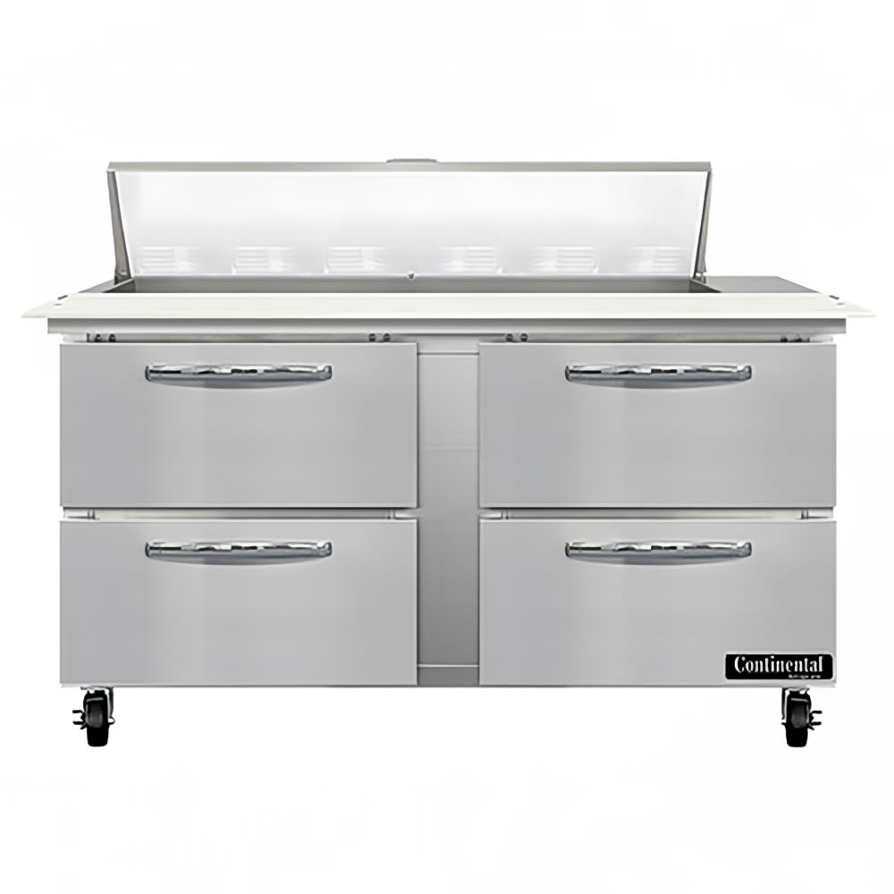 160-SW60N12CD 60" Sandwich/Salad Prep Table w/ Refrigerated Base, 115v