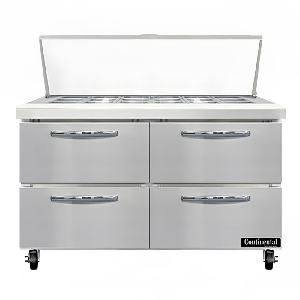 160-SW48N18MD 48" Sandwich/Salad Prep Table w/ Refrigerated Base, 115v