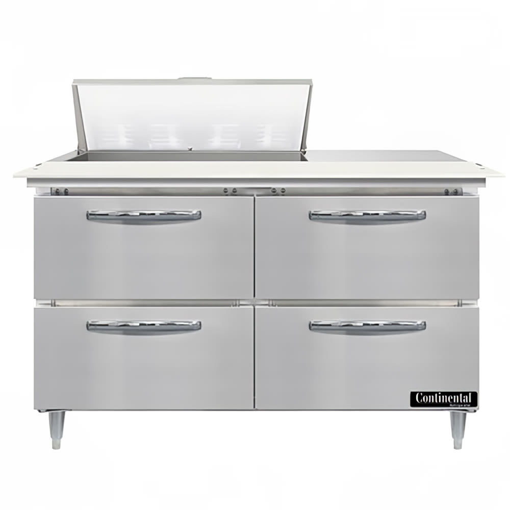 160-D48N8CD 48" Designer Line Sandwich/Salad Prep Table w/ Refrigerated Base, 115v