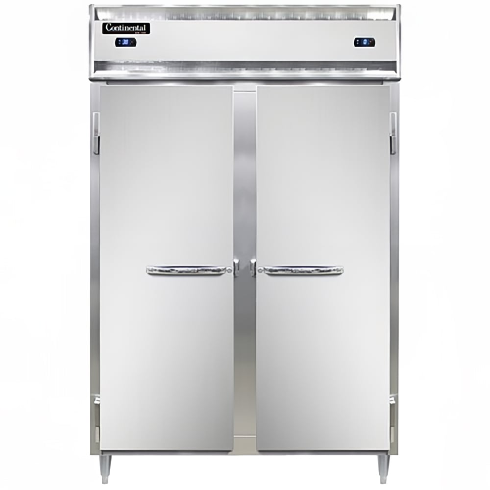 160-D2RFSNSA 52" Designer Line Two Section Commercial Combo Refrigerator Freezer - Solid Doo...