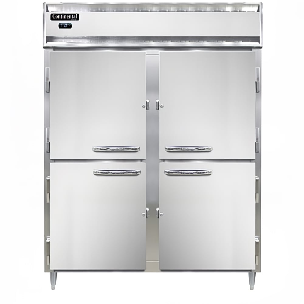 160-D2FENHD 57" Designer Line Two Section Reach In Freezer, (4) Left/Right Hinge Solid Doors...
