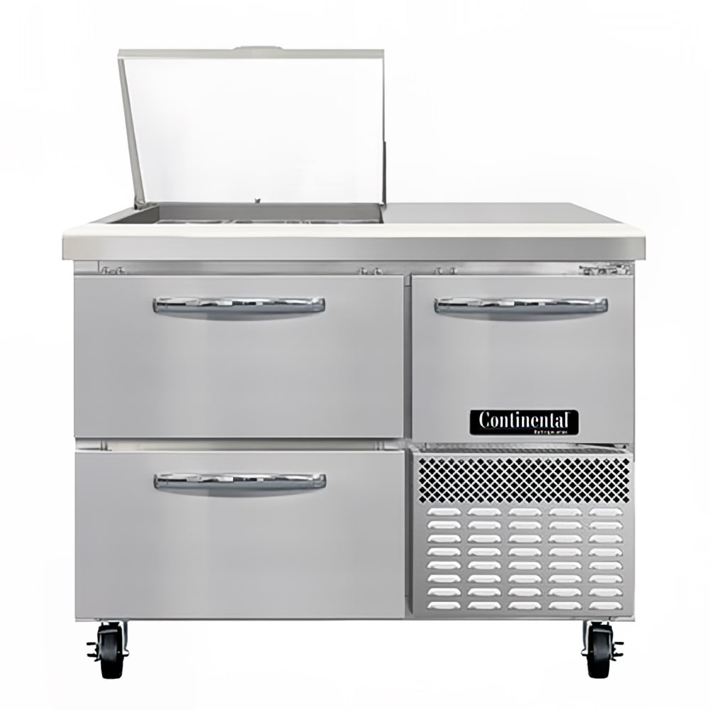 160-RA43N9MD 43" Sandwich/Salad Prep Table w/ Refrigerated Base, 115v