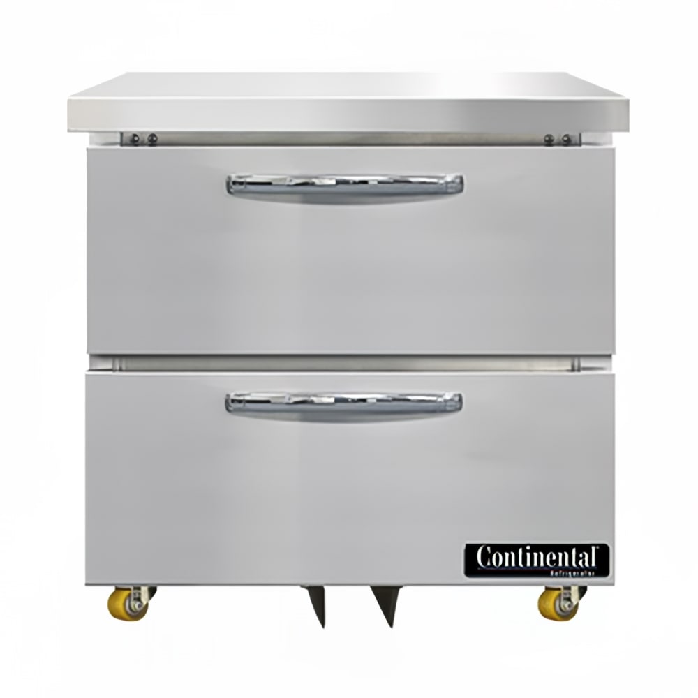 160-SWF32NUD 32" W Undercounter Freezer w/ (1) Section & (2) Drawers, 115v