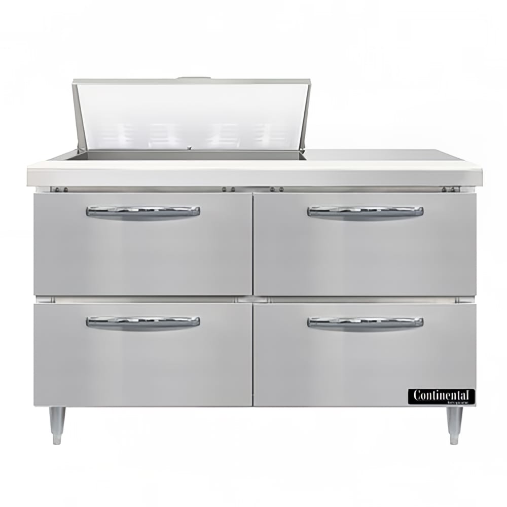 160-D48N8D 48" Designer Line Sandwich/Salad Prep Table w/ Refrigerated Base, 115v