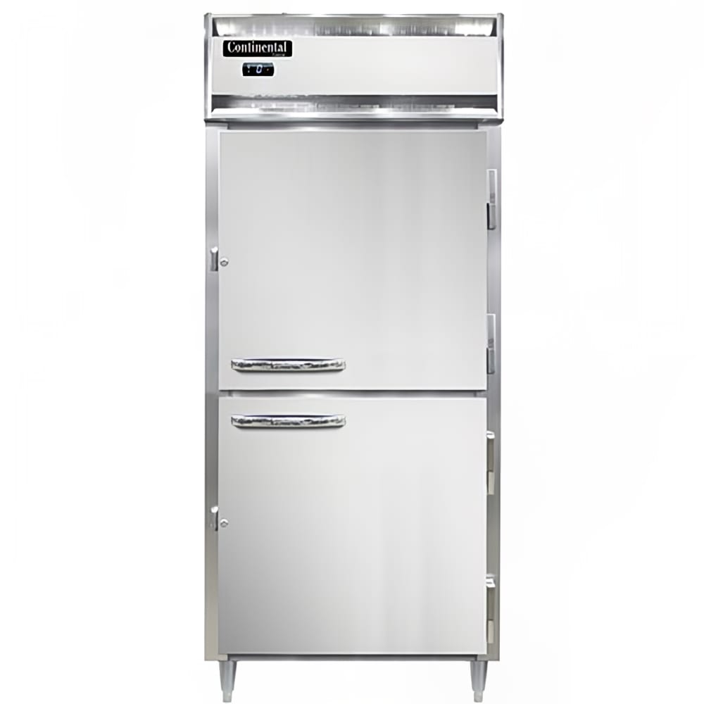 160-D1FXNSSHD 36 1/4" Designer Line One Section Reach In Freezer, (2) Right Hinge Solid Door...