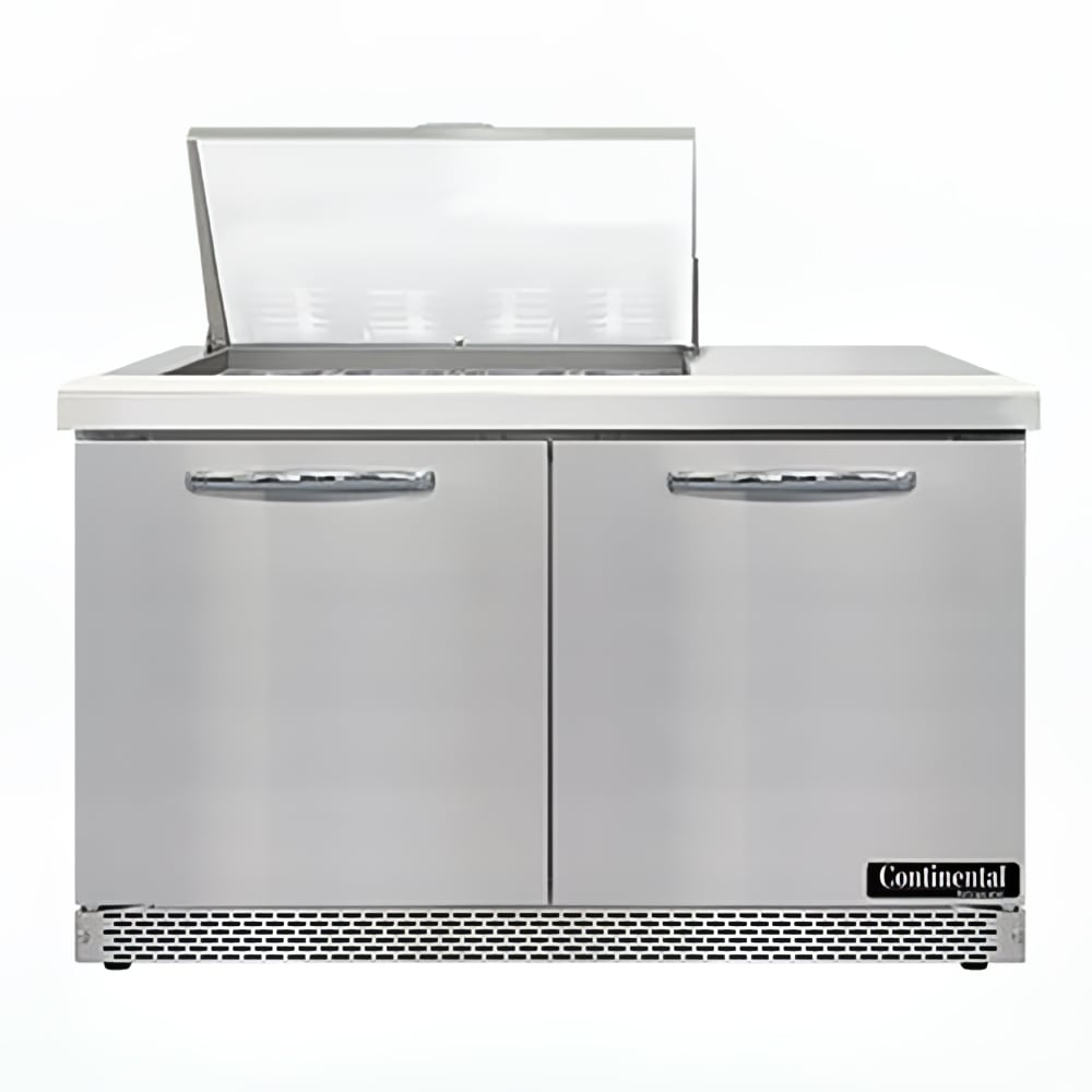 160-SW48N12MFB 48" Sandwich/Salad Prep Table w/ Refrigerated Base, 115v