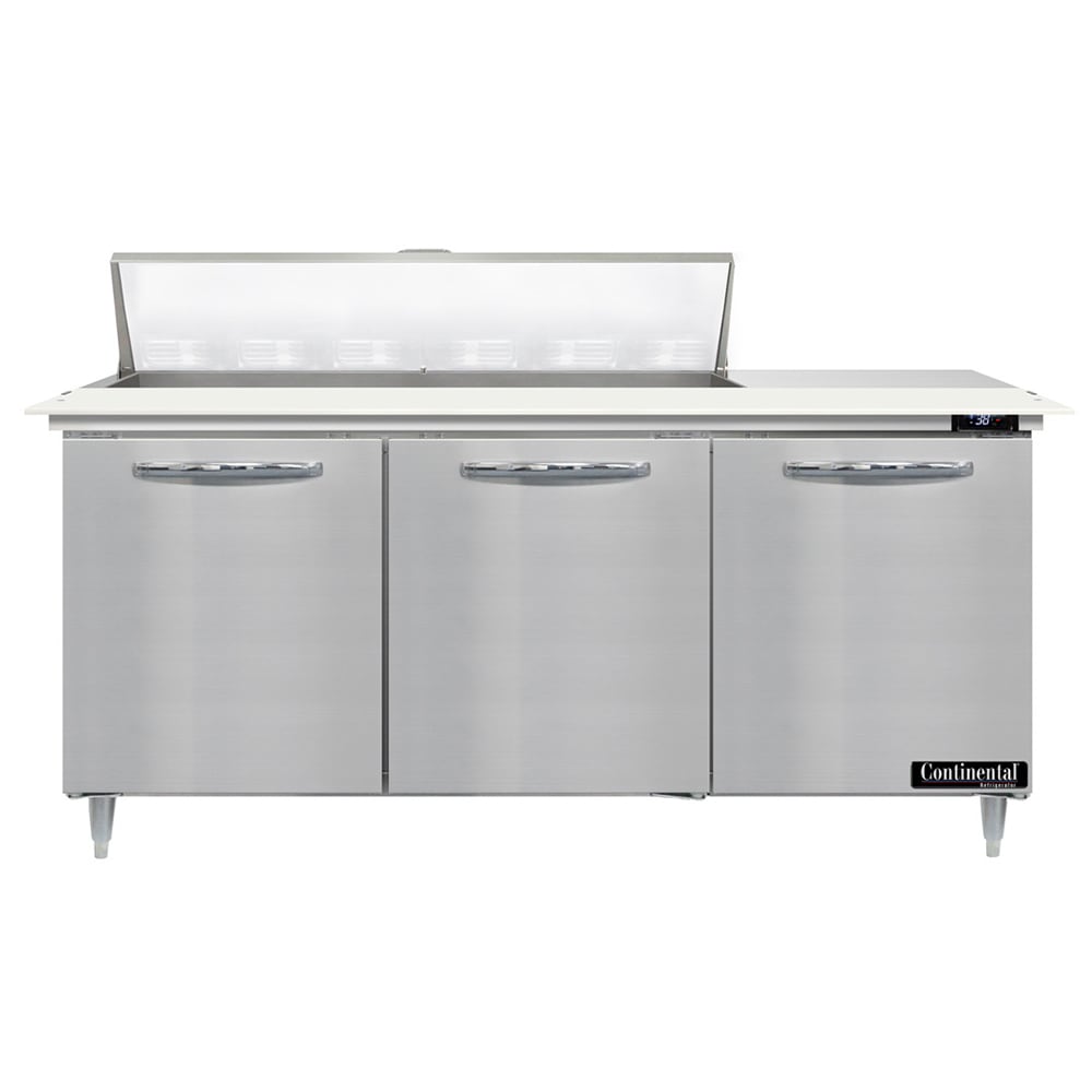 160-D72N12C 72" Designer Line Sandwich/Salad Prep Table w/ Refrigerated Base, 115v