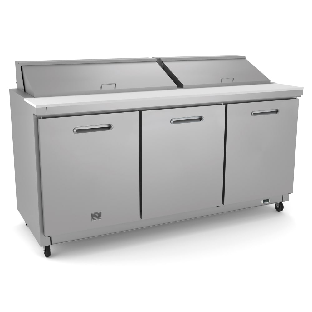 260-KCHST7018 71 11/16" Sandwich/Salad Prep Table w/ Refrigerated Base, 115v