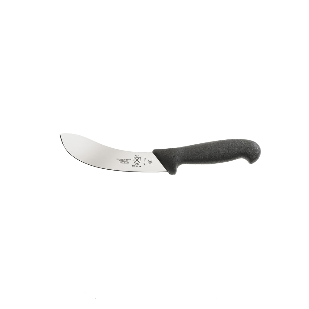 Mercer Culinary M13709 5 9/10" Skinning Knife w/ Black Textured Glass-Reinforced Nylon Handle, Ice Hardened High-Carbon Ger