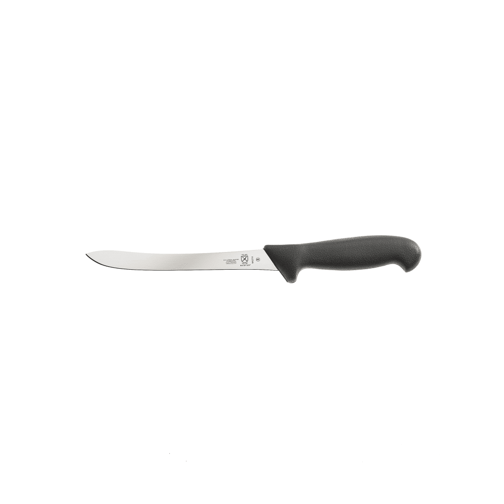 Mercer Culinary M13711 7 1/10" Semi-Flexible Fillet Knife w/ Black Textured Nylon Handle, High Carbon German Steel