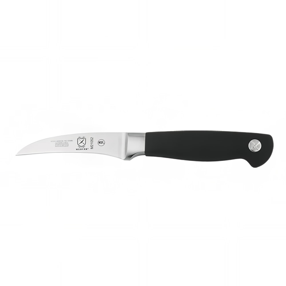 Mercer Culinary M21052 2 1/2" Peeling Knife w/ Non-Slip Santoprene® Handle, High-Carbon German Steel