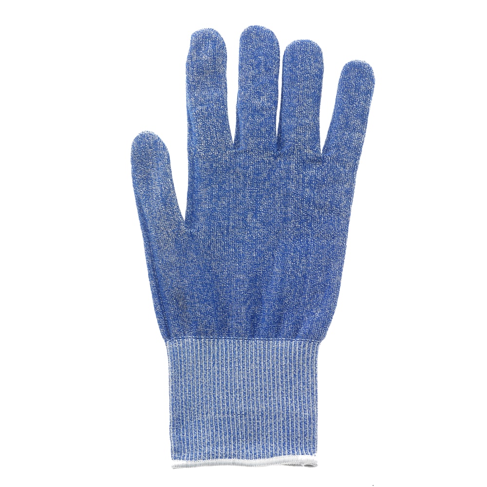 Mercer Culinary M33416BLL Large Cut Resistant Glove - Ultra Thin Polyethylene, Blue w/ White Cuff