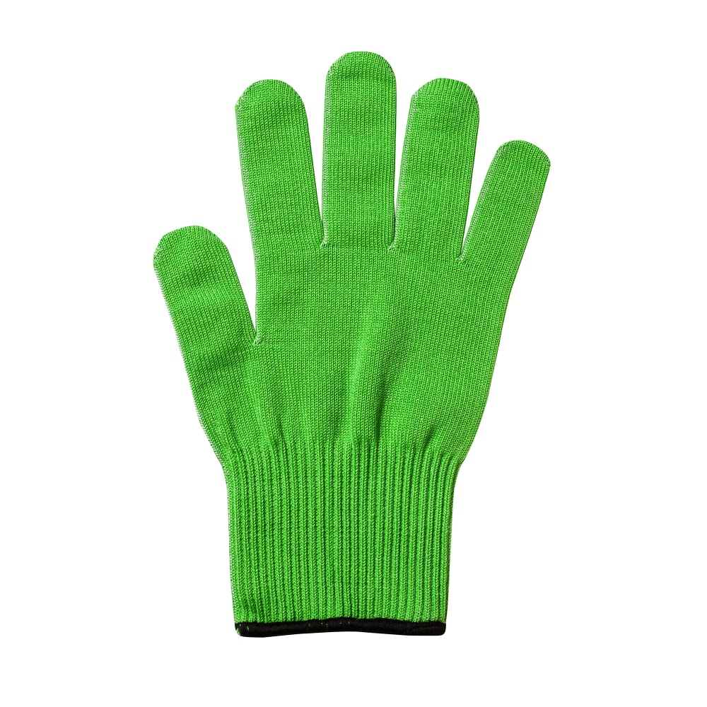 Mercer Culinary M33415GR1X 1X-Large Cut Resistant Glove - Ultra High Molecular Polyethylene, Green w/ Black Cuff
