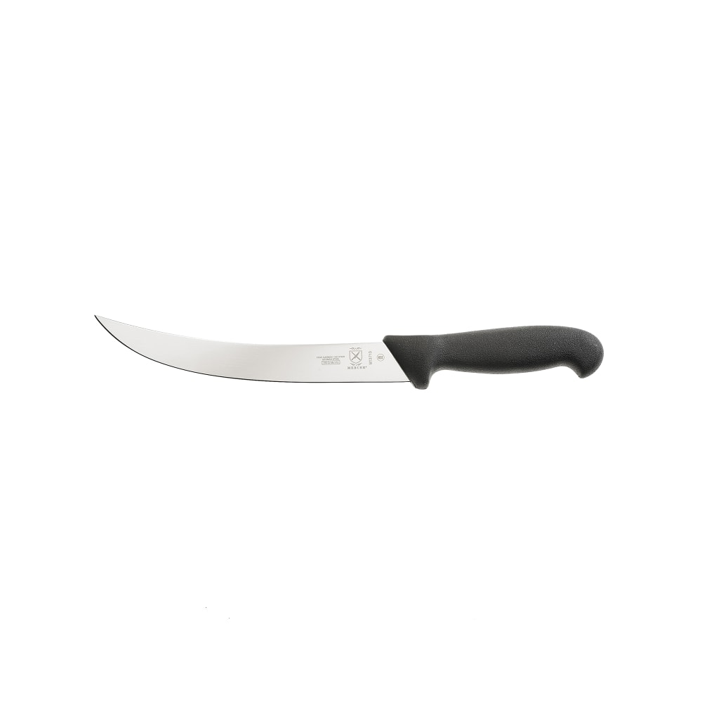 Mercer Culinary M13713 8" Breaking Knife w/ Black Textured Glass-Reinforced Nylon Handle, Ice Hardened High-Carbon German S
