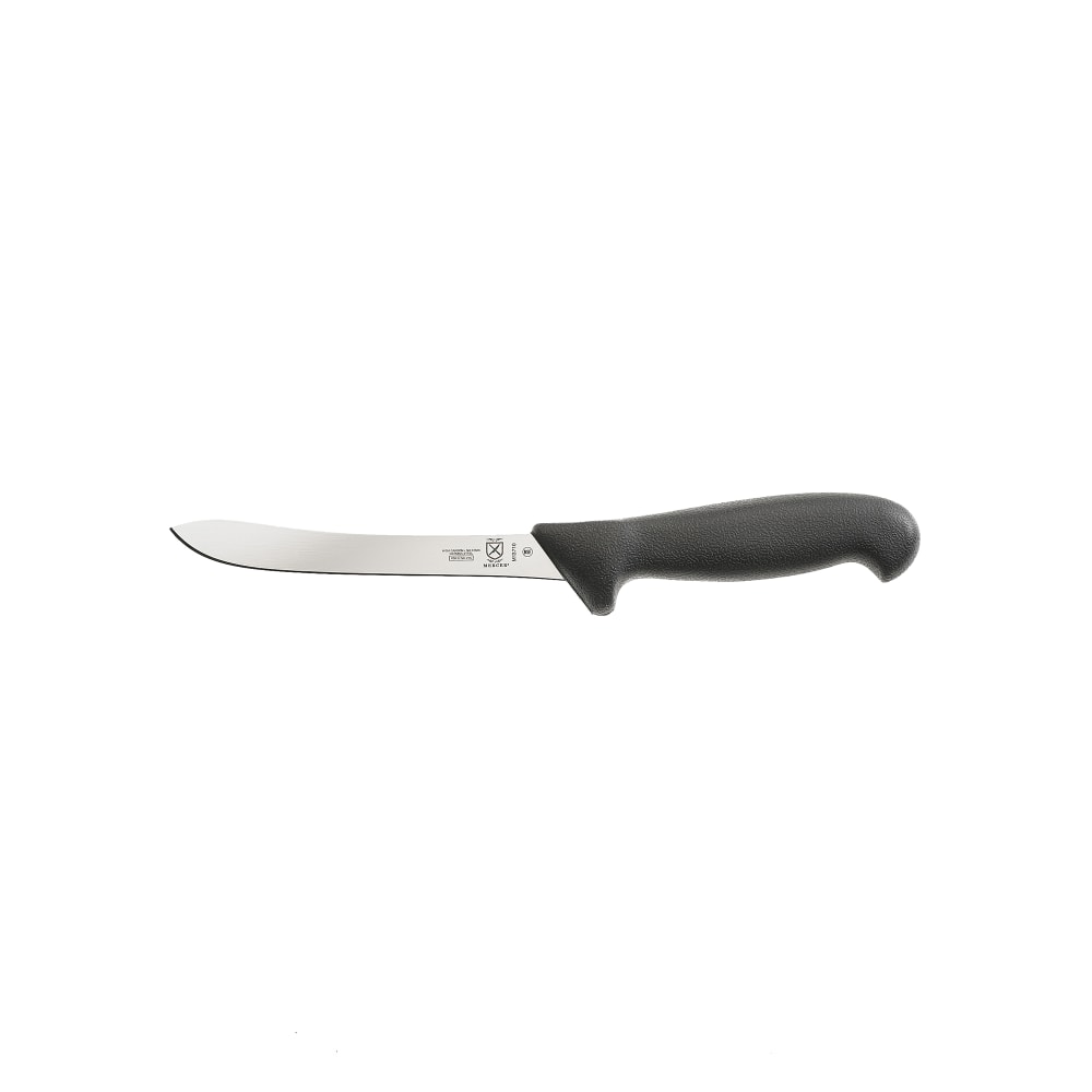 Mercer Culinary M13710 5 9/10" Semi-Flexible Fillet Knife w/ Black Textured Nylon Handle, High Carbon German Steel