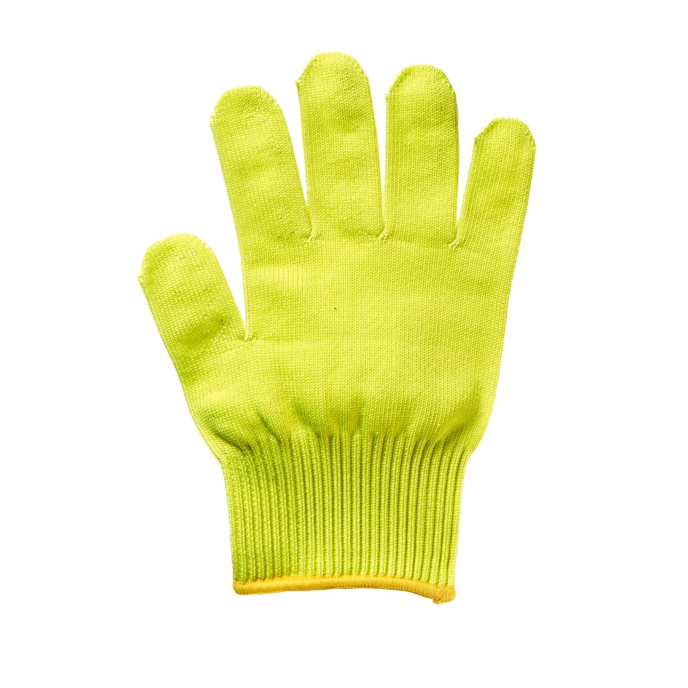 Mercer Culinary M33415YLXS Extra Small Cut Resistant Glove - Ultra High Molecular Polyethylene, Yellow w/ Gold Cuff