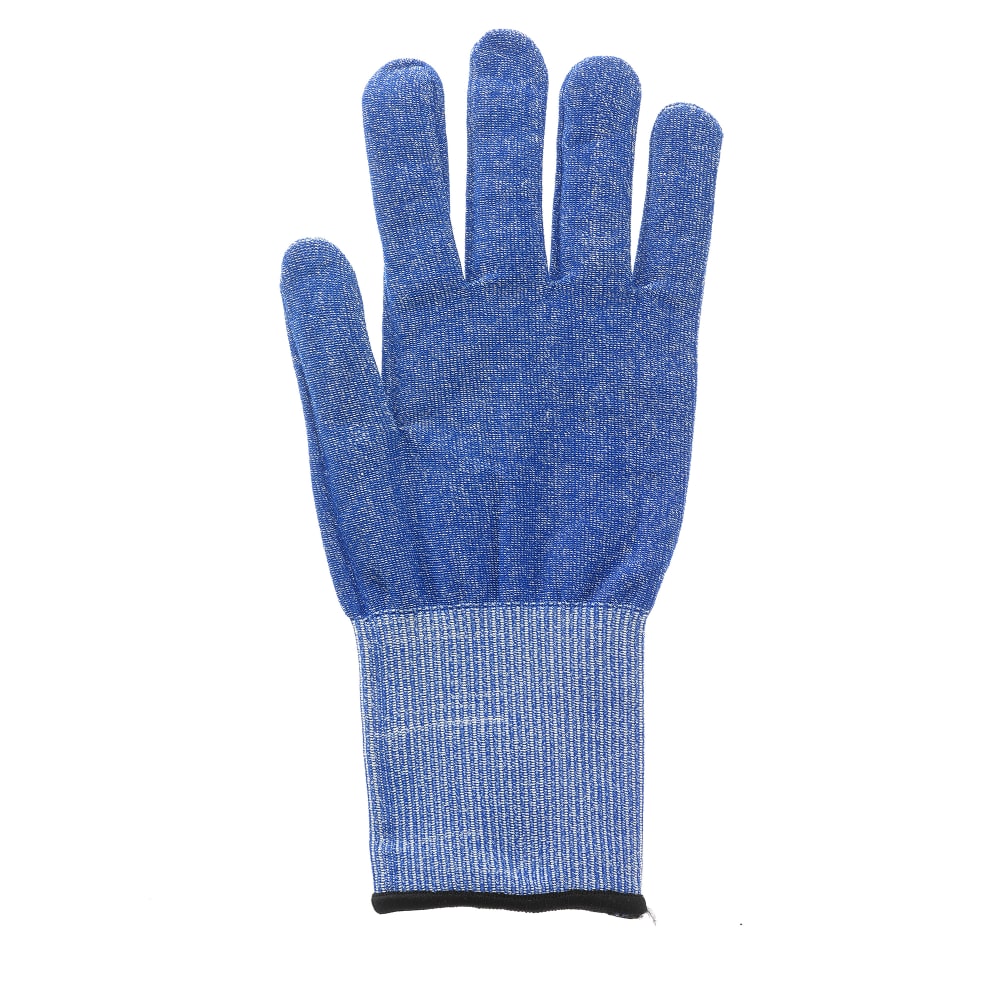 Mercer Culinary M33416BL1X 1X-Large Cut Resistant Glove - Ultra Thin Polyethylene, Blue w/ Black Cuff