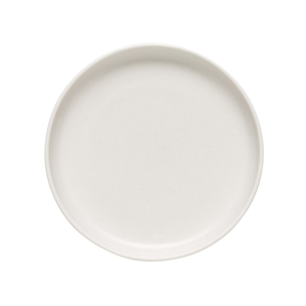 192-DRI18D 7 3/4" Round Driftstone Flat Coupe Plate - Porcelain, Driftwood