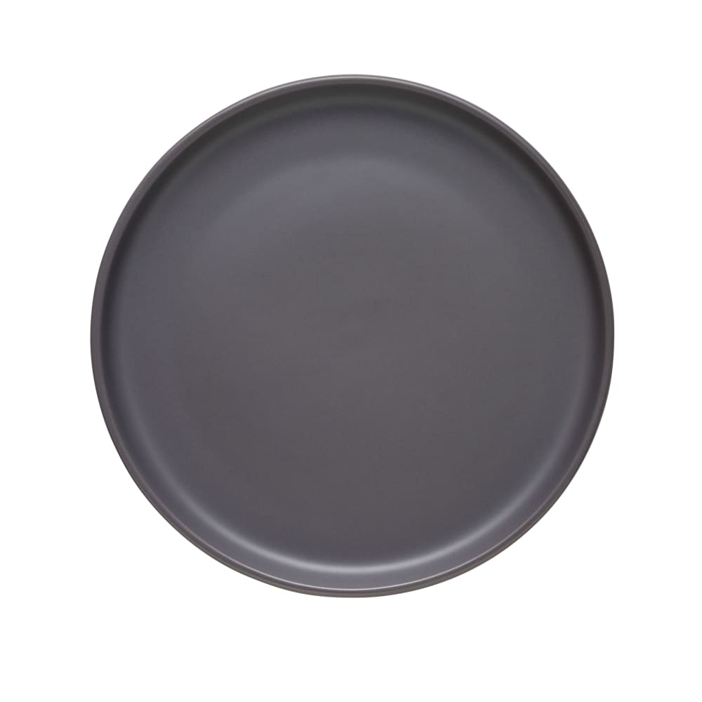 192-DRI19G 9" Round Driftstone Flat Coupe Plate - Porcelain, Granite