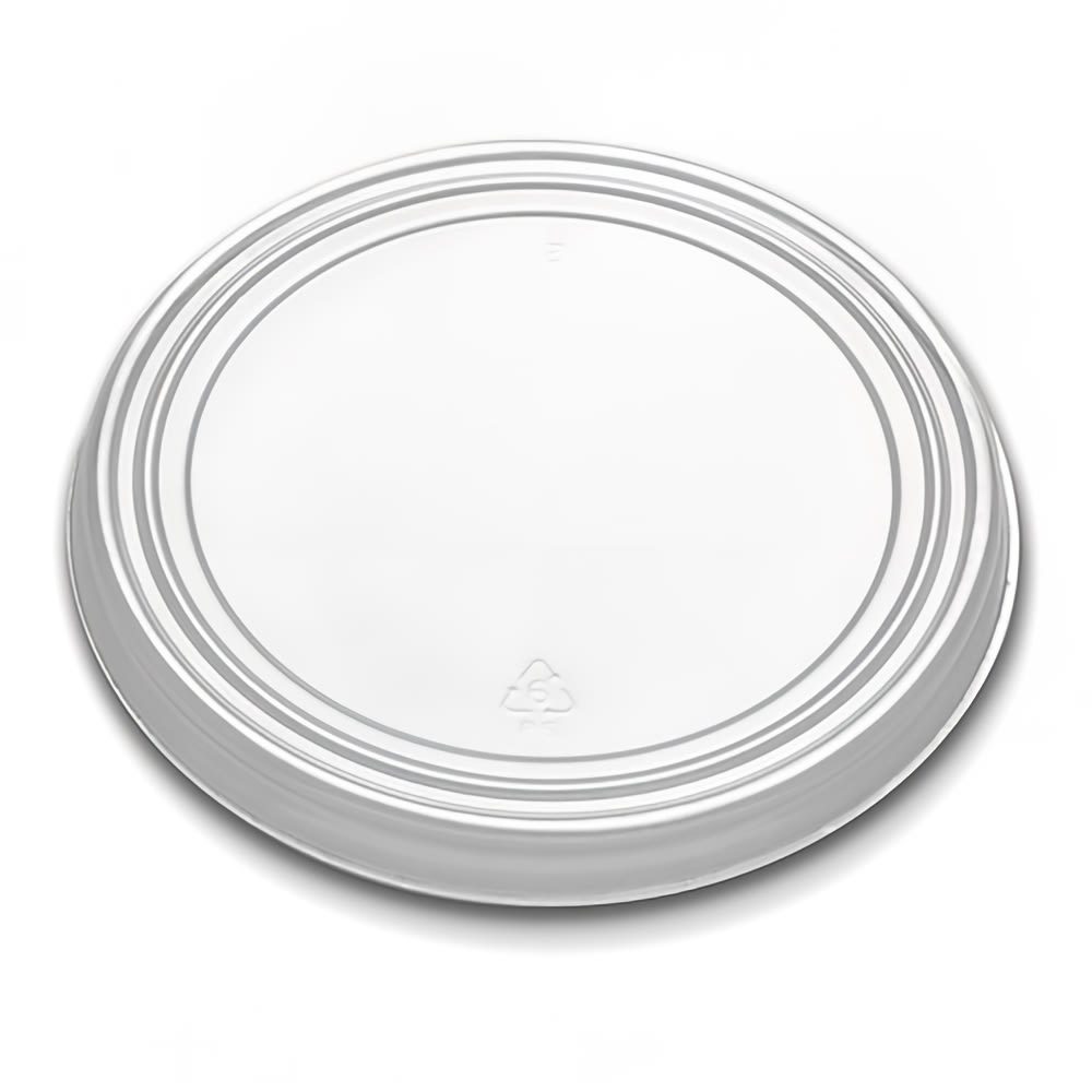 389-593846 Lid for 4 oz & 5 oz Bowls - Polystyrene, Clear