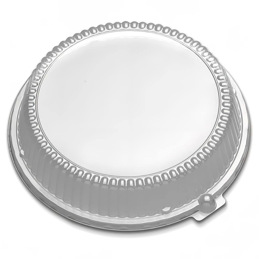 389-598607 10 1/4" Dome Lid - Polystyrene, Clear